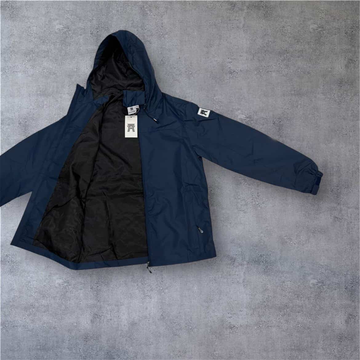 Navy Jacket Open