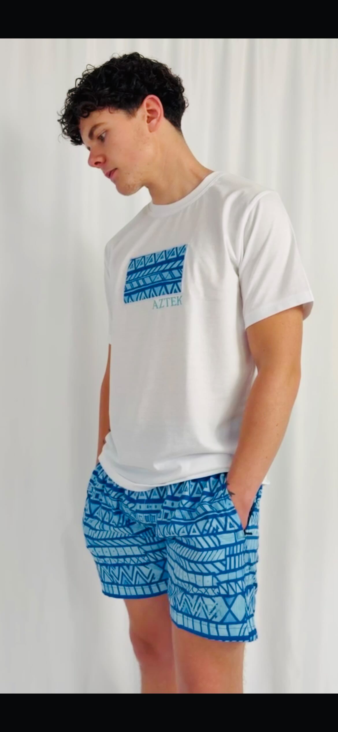 Men's Swim Set Blue